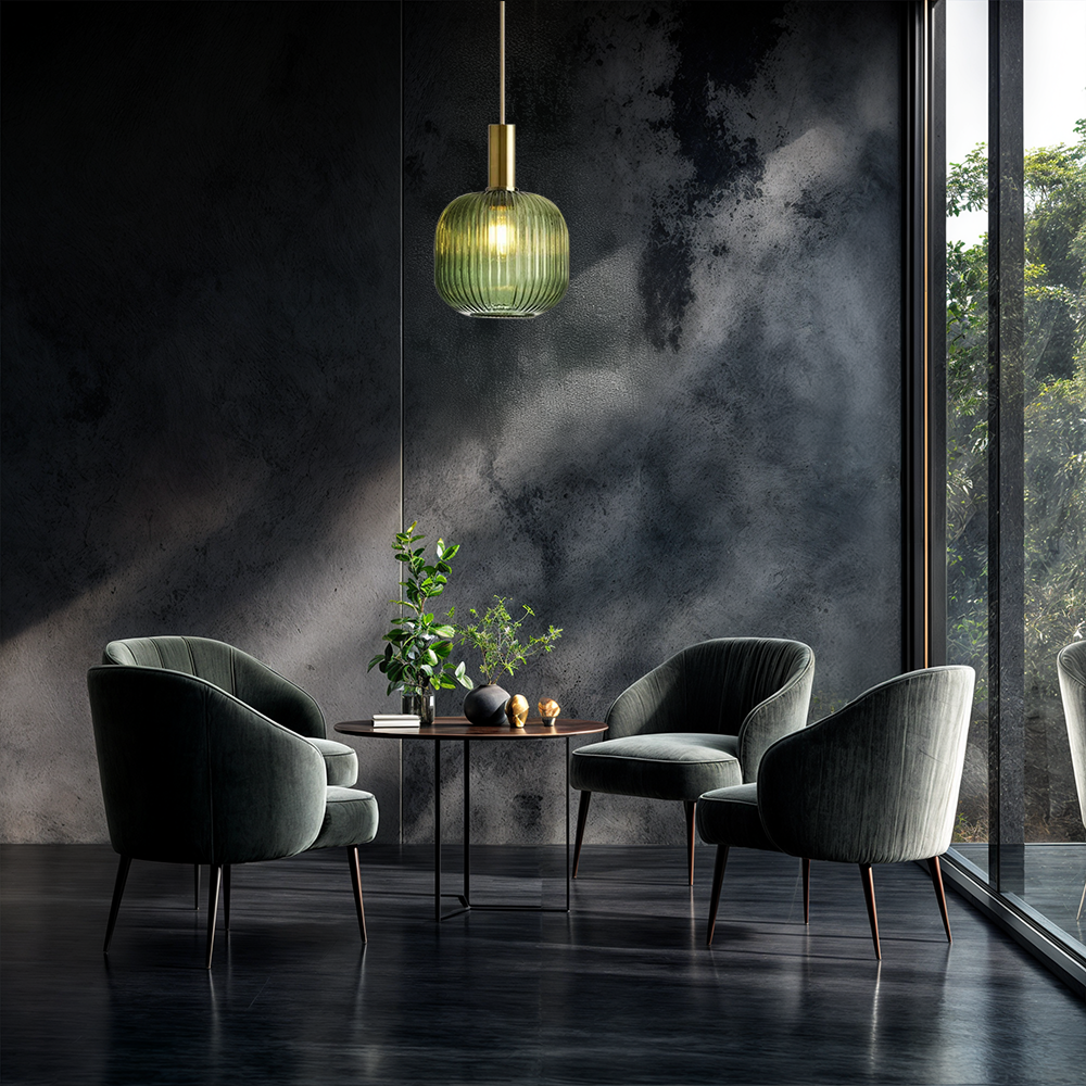 Rosalie riflet glasspendler Nordic Glow for kjøkken