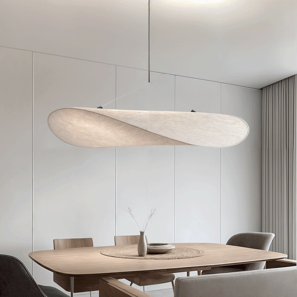 Vertigo-Blatt-Kronleuchter | Kartoffelchip-Lampe