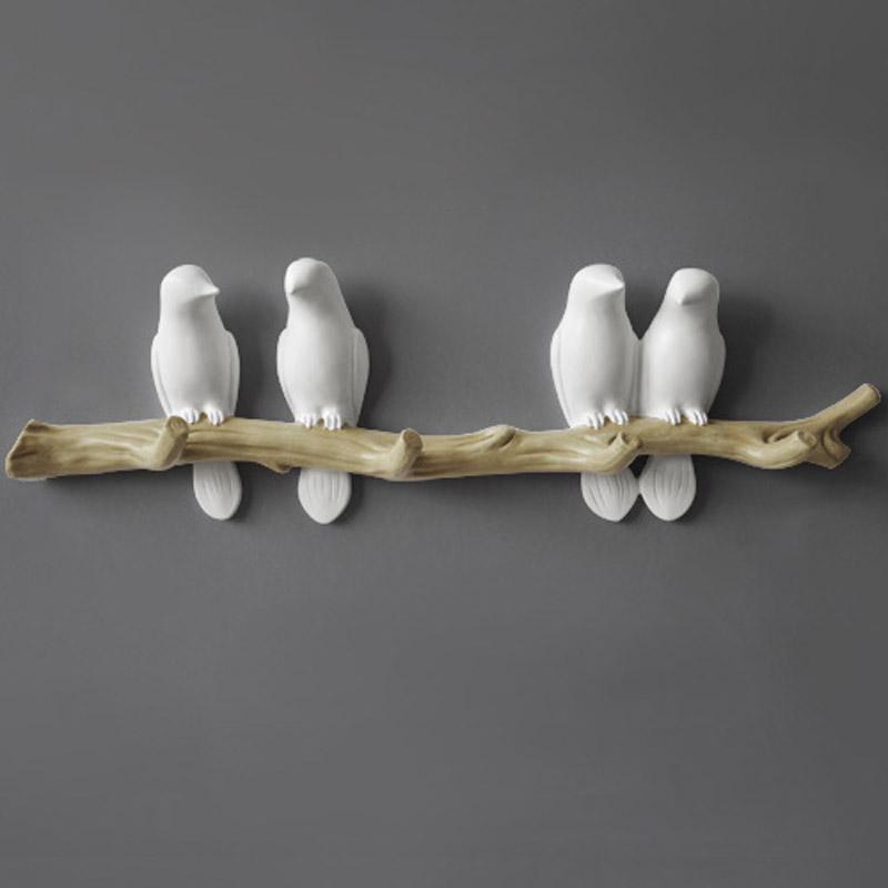Gancio appendiabiti Uccelli Incantevoli /decorazioni