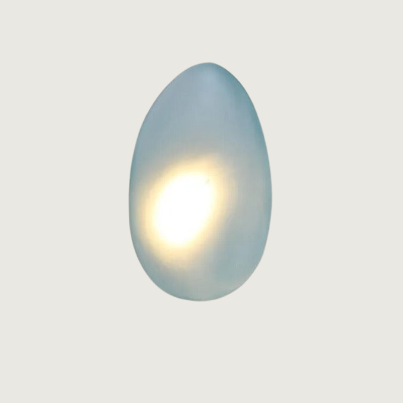 Lirena Farget Glass Vegglampe med Akryl Detaljer