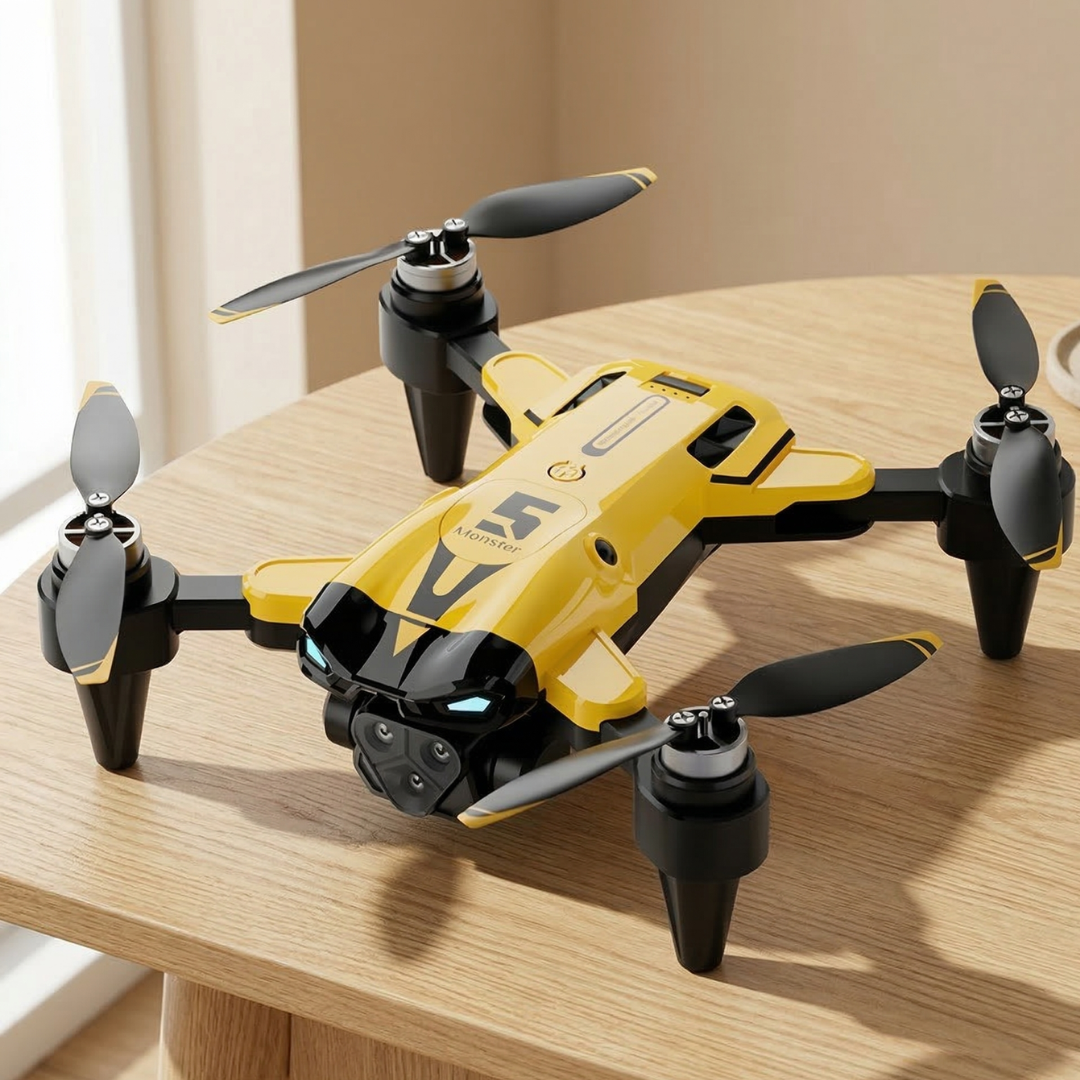 8K Quadcopter With Triple Camera System For High Detail Aerial Photography