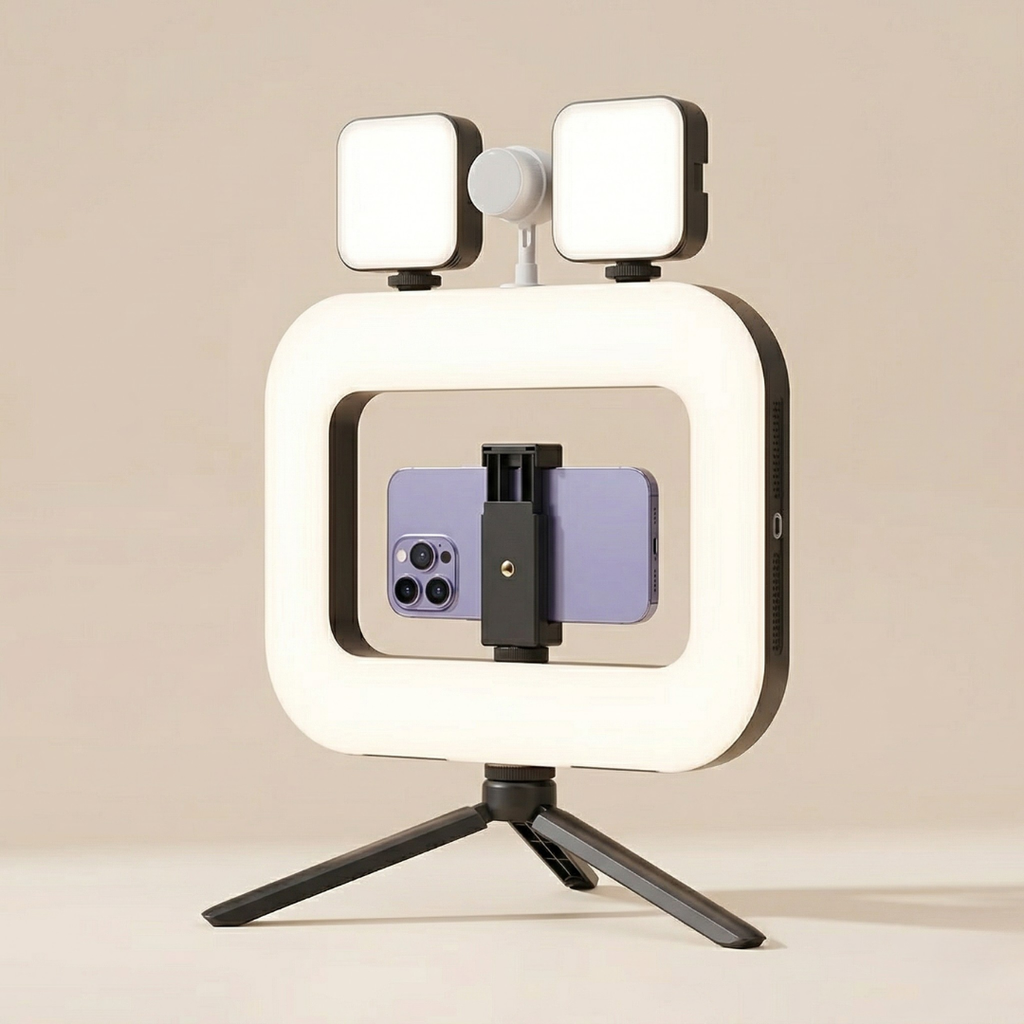Handheld Portable LED Light Ring For Photography And Video