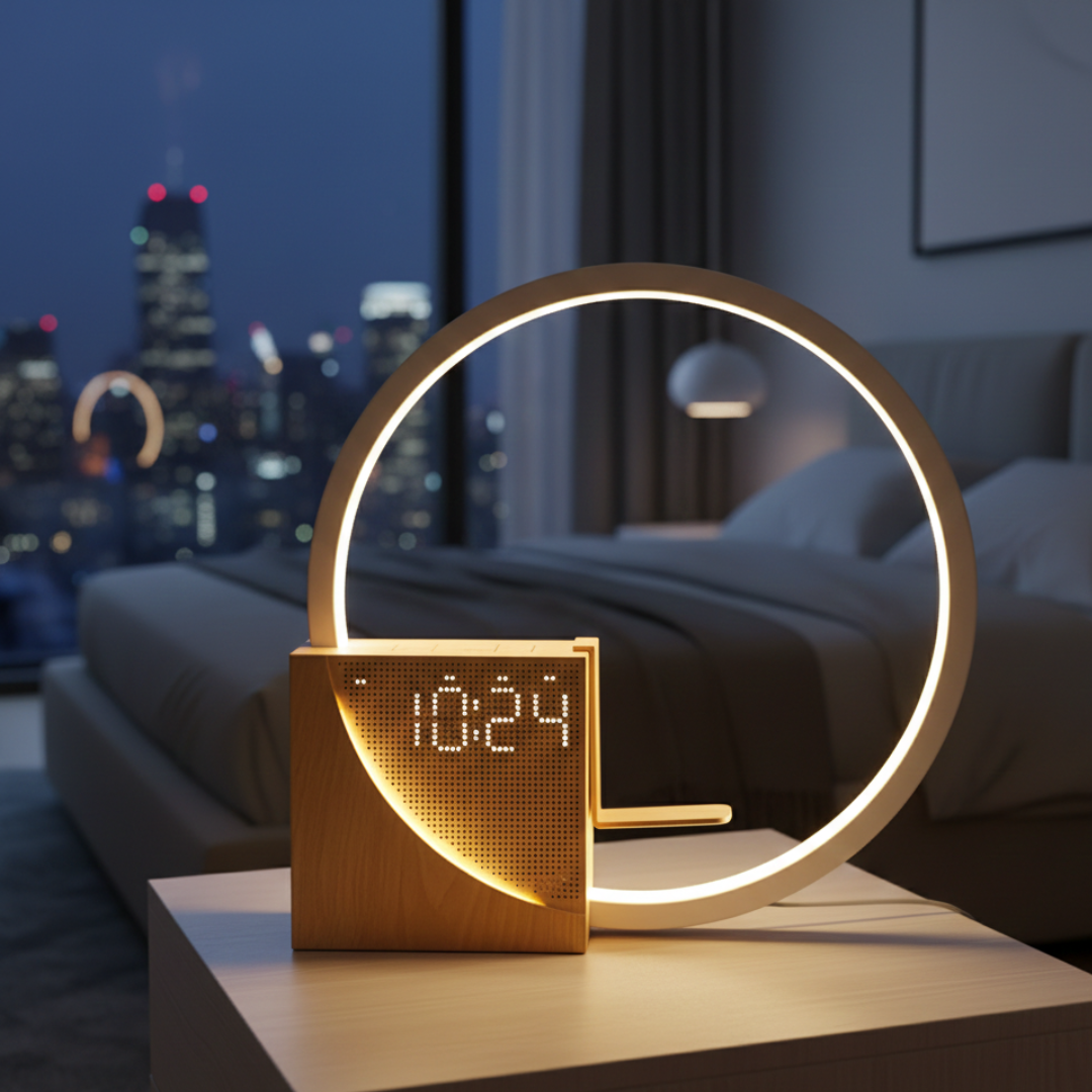 Bedside Lamp With White Noise For Peaceful Sleep Nightlight