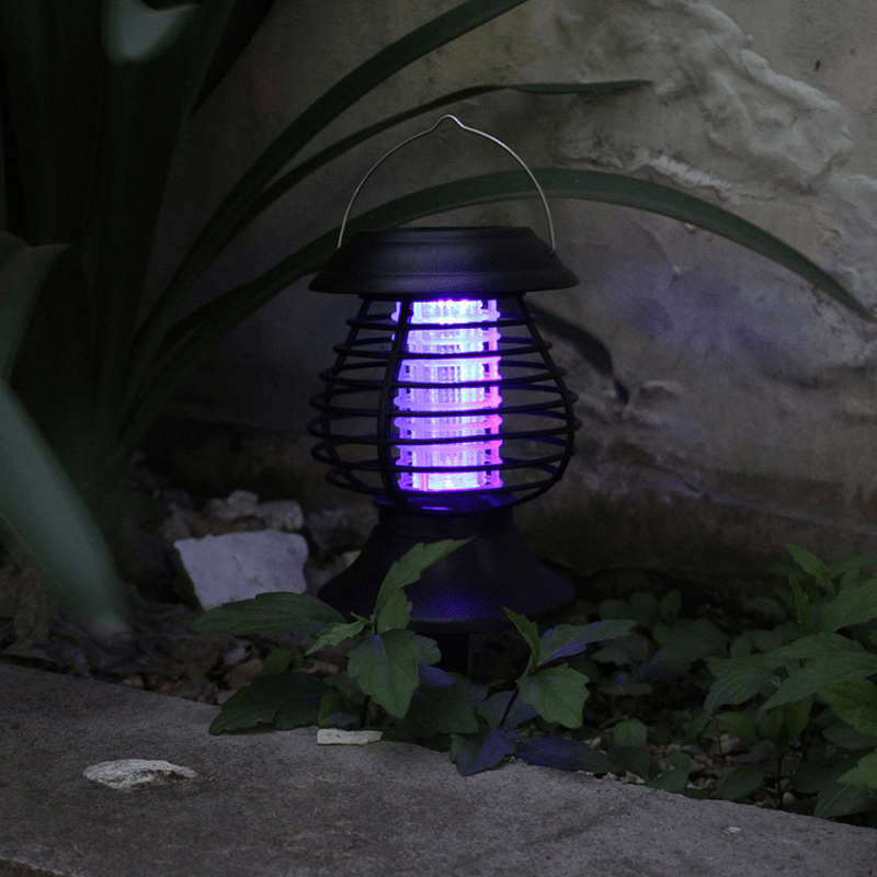 Lâmpada Solar Anti-Mosquitos LumaGuard Repelente de Insetos Infravermelho para Exterior e Jardim