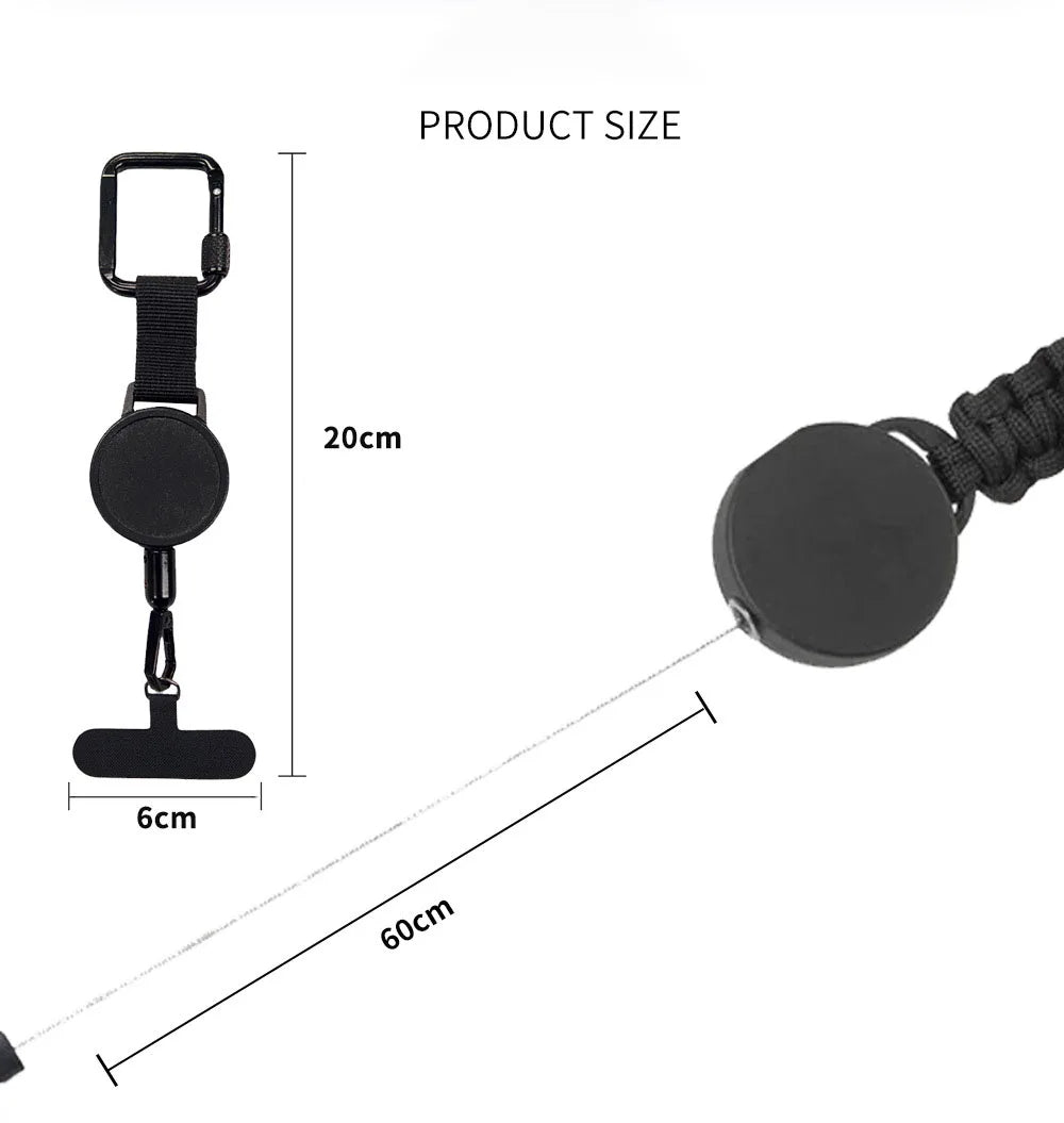 Çekilebilir Telefon Güvenlik Tutucu Anti Hırsızlık Kemer Klipsi ile