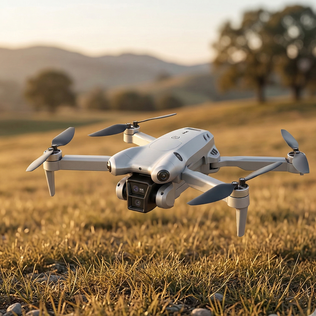 8K Drone With Dual Cameras And Obstacle Avoidance For Aerial Photography