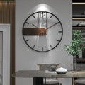 Walnut and Steel Wall Clock | Orntli
