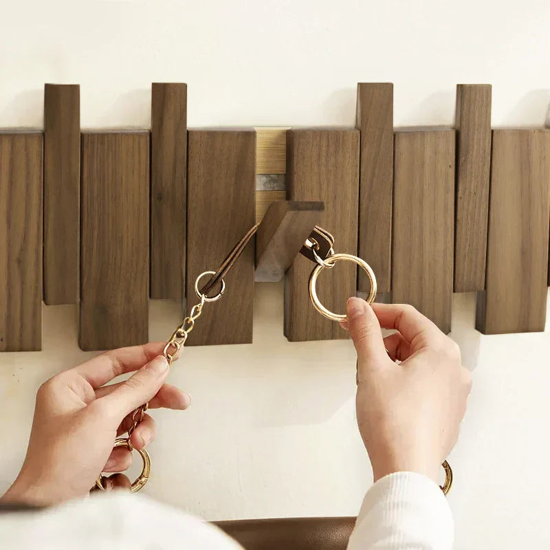 WoodRack - Håndlavet rent træ - Klaverdesign