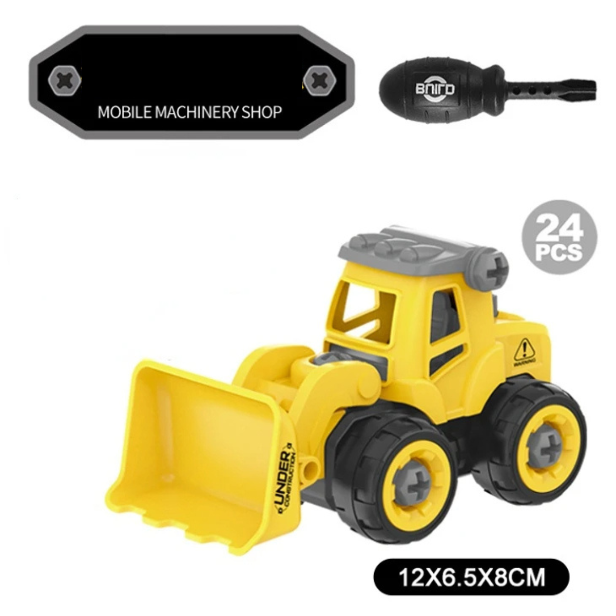 BuildMate | DIY Construction Trucks Playset For Engineering And Imaginative Play | Orntli