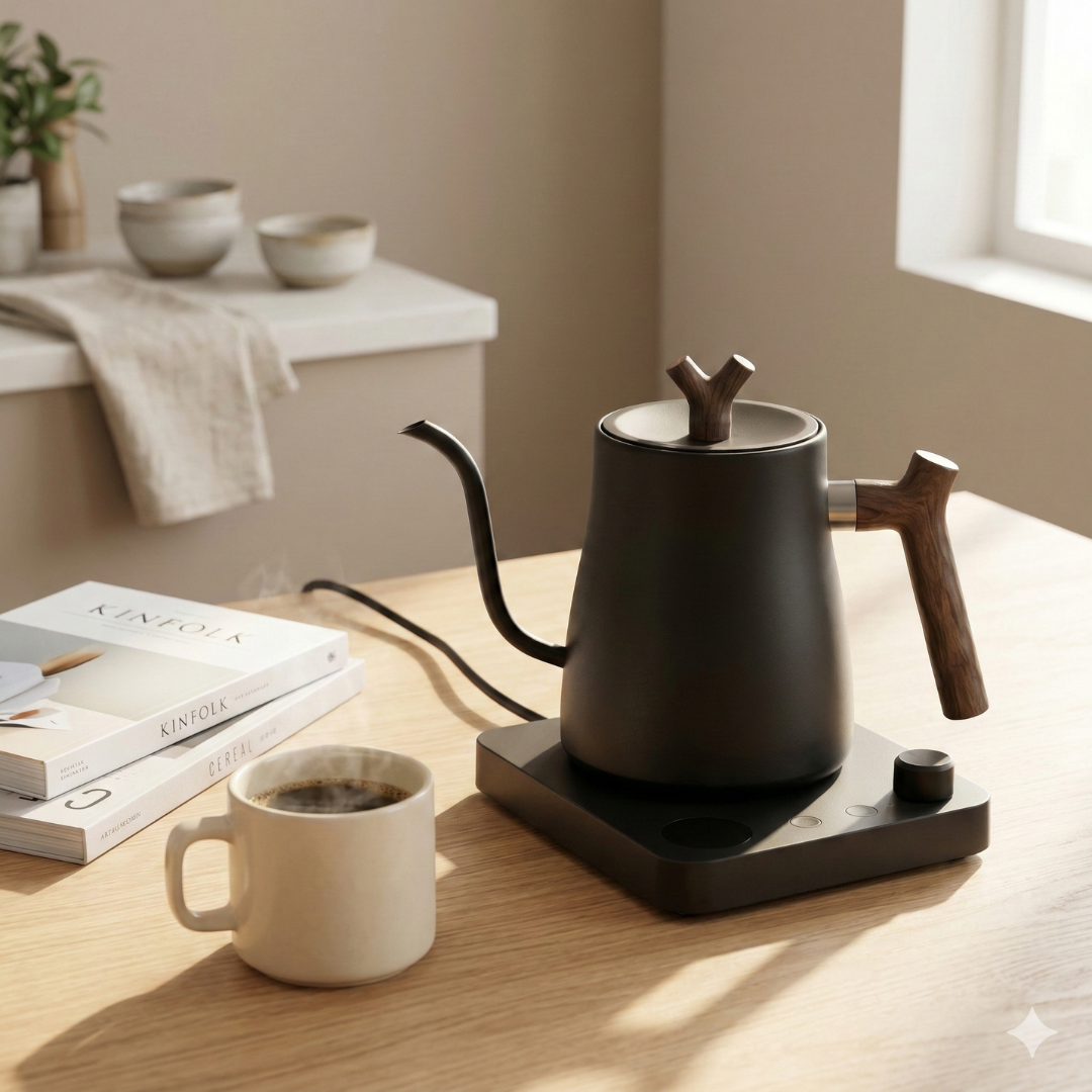 Precision Brew Gooseneck Kettle With Temperature Control