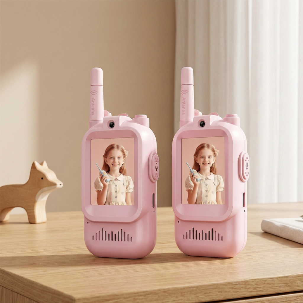 Video-fähige Walkie-Talkies für Kinder im Alter von drei bis sechs Jahren Spielzeit