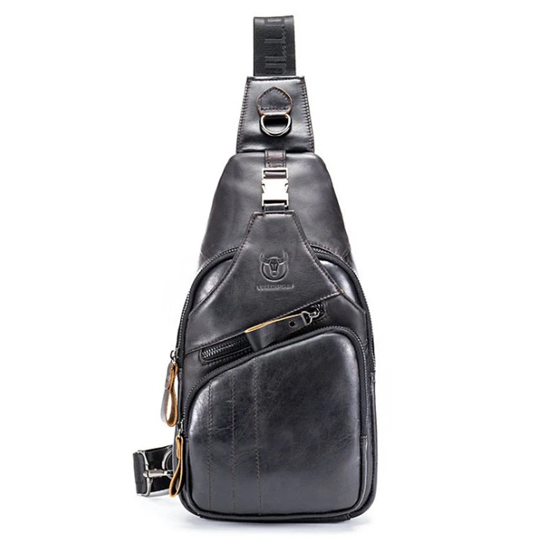 Herren Leder-Brusttasche für den täglichen Gebrauch