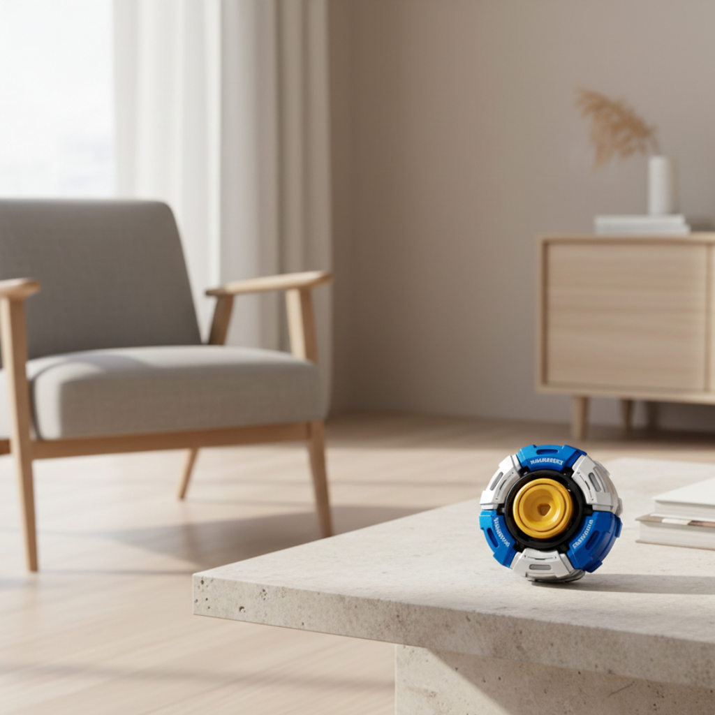 Spinner classico in metallo per il movimento nervoso Glow Metal Fidget Spinner