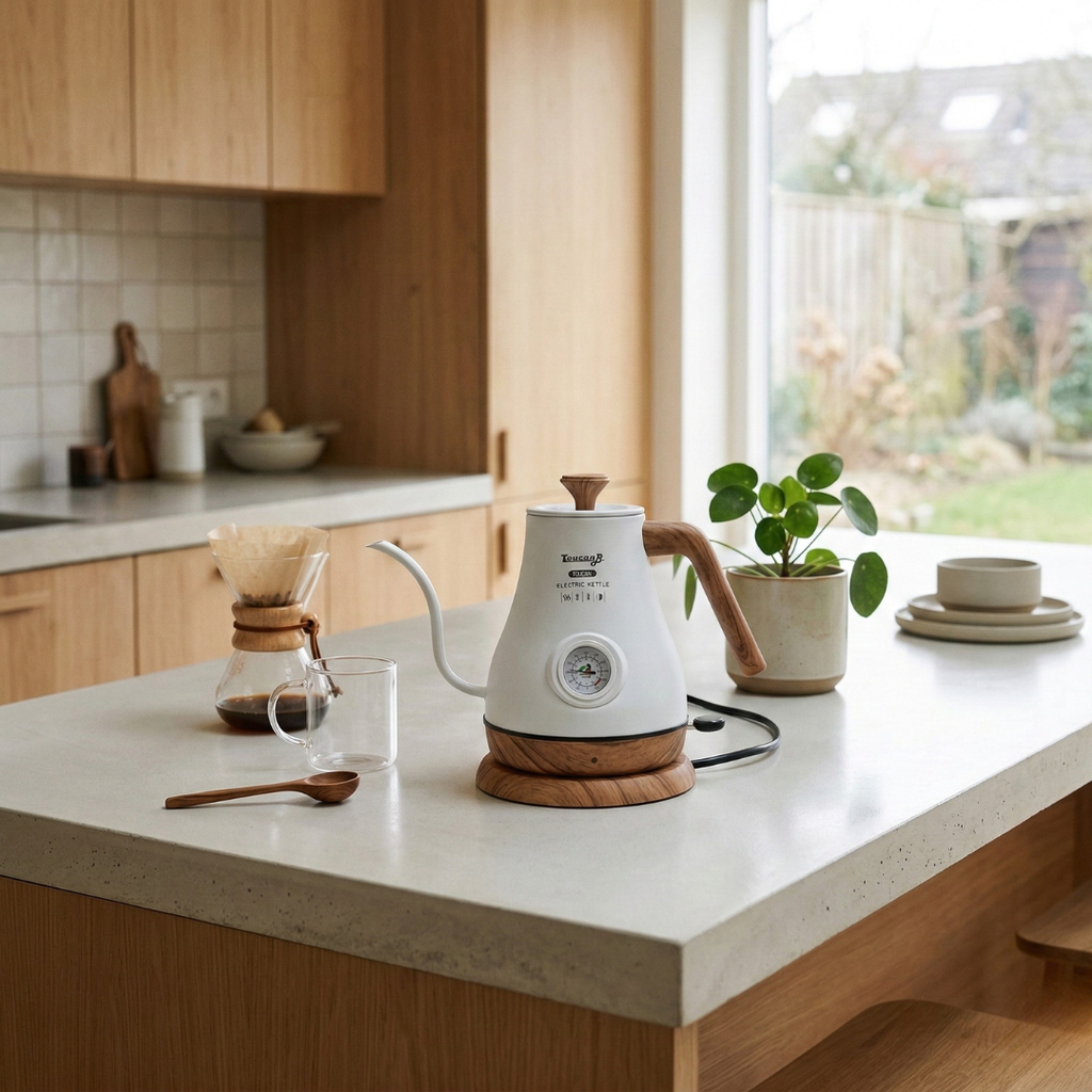 Electric Kettle In Stainless Steel With Rapid Boil