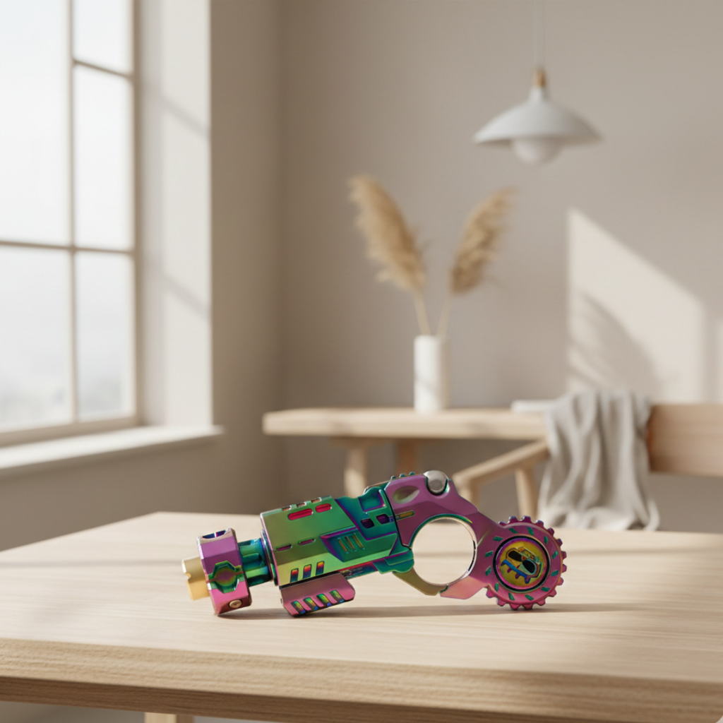 Robust metal fidget spinner-sæt til stressaflastning