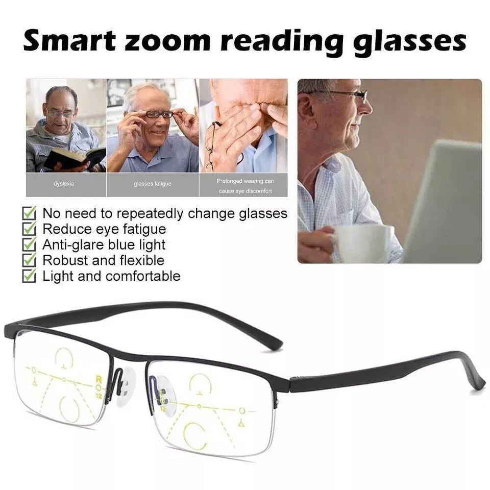 Intelligent Progressive Sunglasses With Progressive Lenses