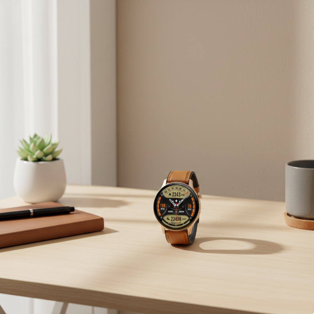 AMOLED Smartwatch For Women With Waterproof Build And Bluetooth Calling