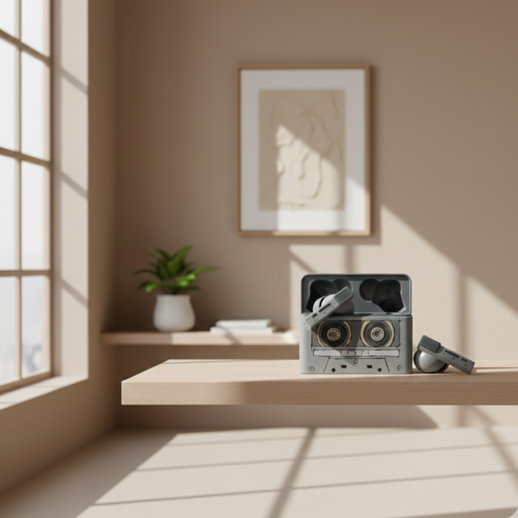 Auricolari completamente wireless dell’età dell’oro con cancellazione attiva del rumore | compagnien