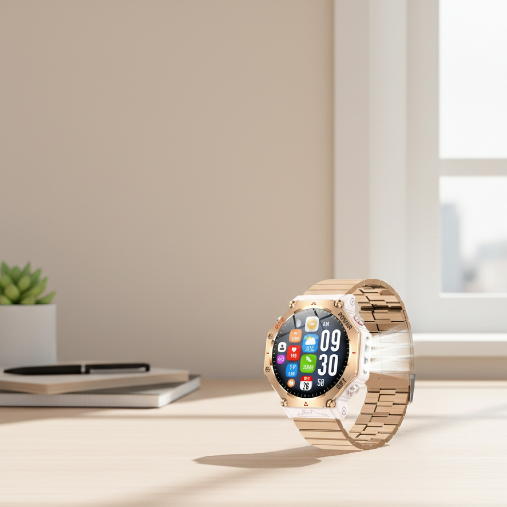 Outdoor Waterproof AMOLED GPS Smartwatch With Compass And Altimeter