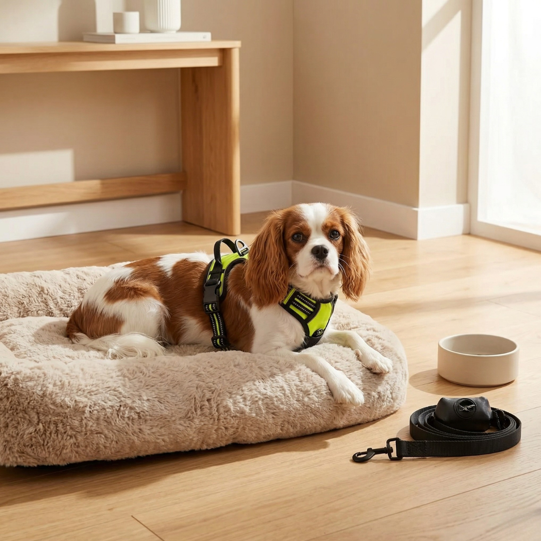 Harness and Collar Set for Small to Medium Dogs and Puppies