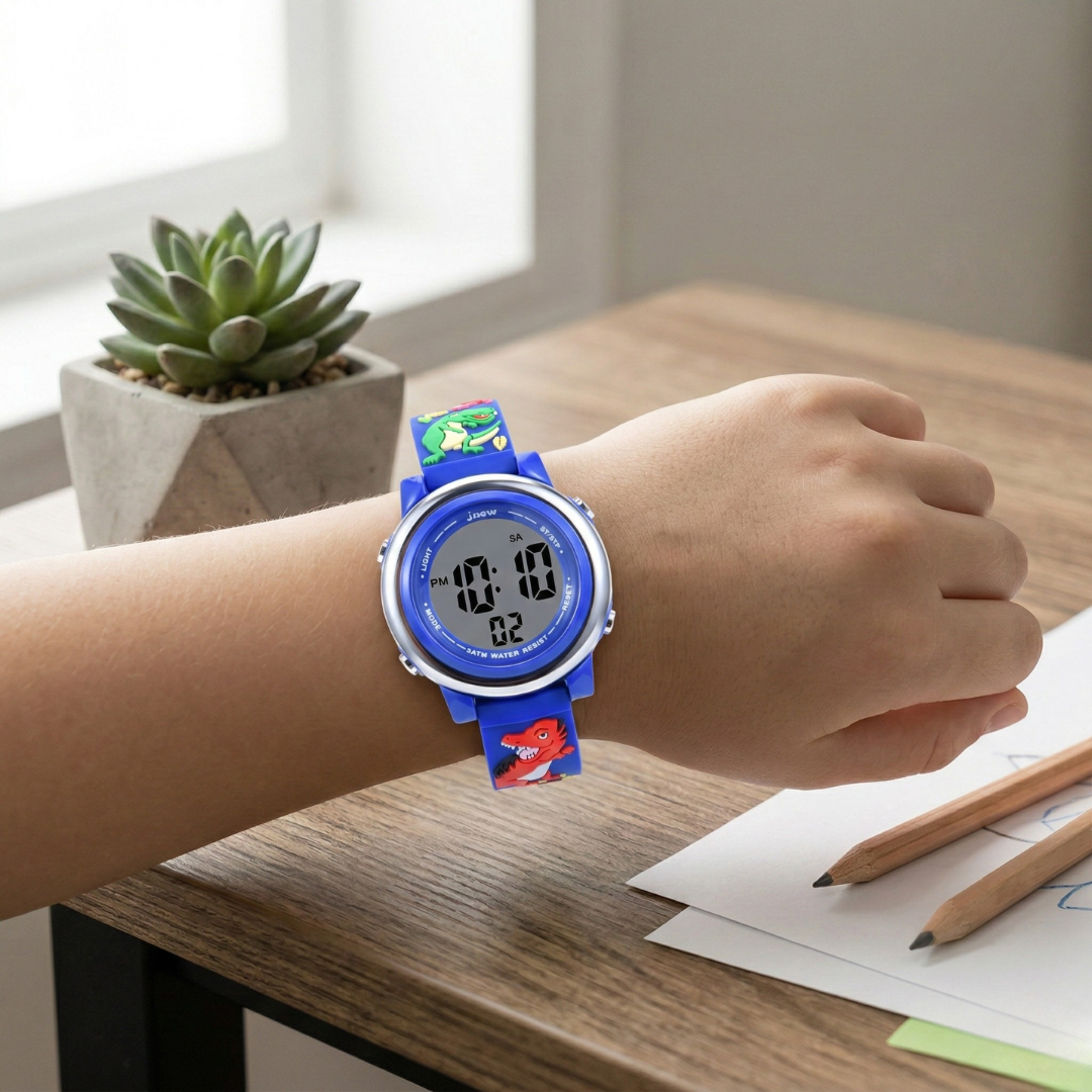 Kids Smartwatch With Alarm And Water-Resistant Build