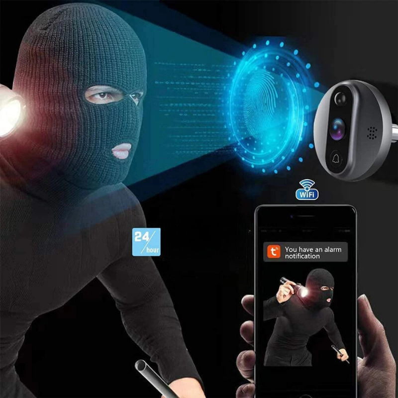 NovaSentinel Smart Door Viewer With Camera by Orntli