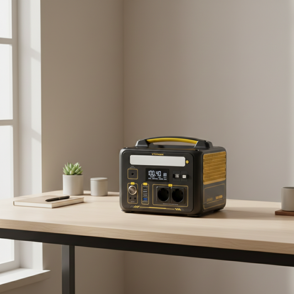 Compact Portable Solar Generator System For Backup Power