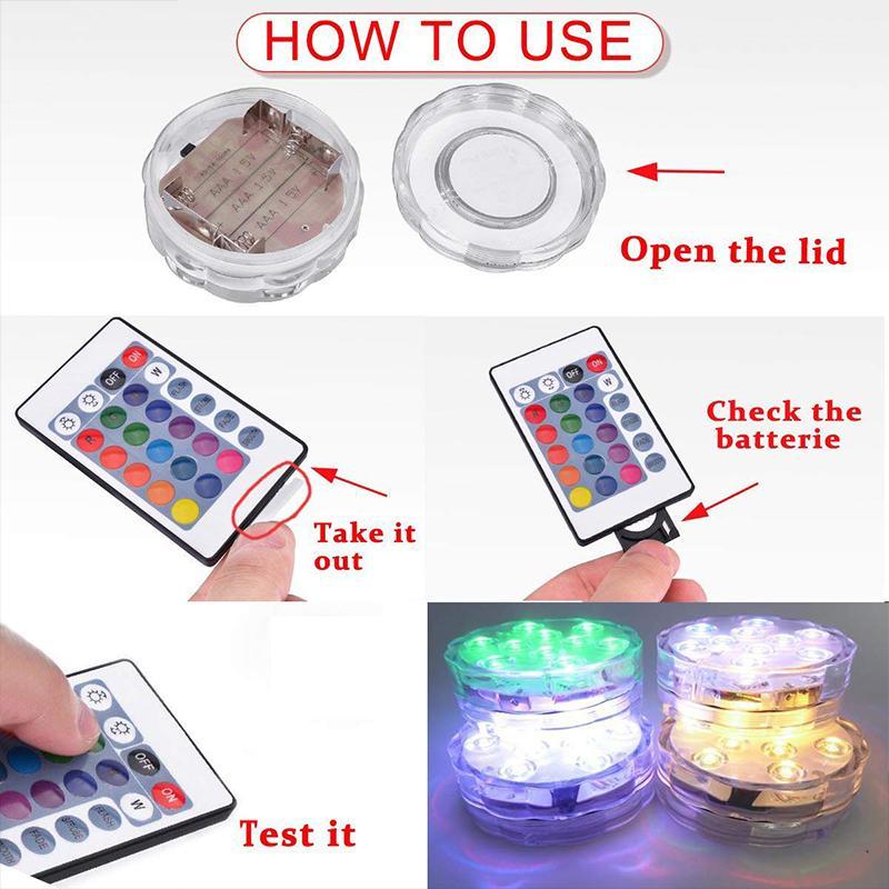 Uzaktan Kumandalı Su Geçirmez Mıknatıs Emme LED Işık