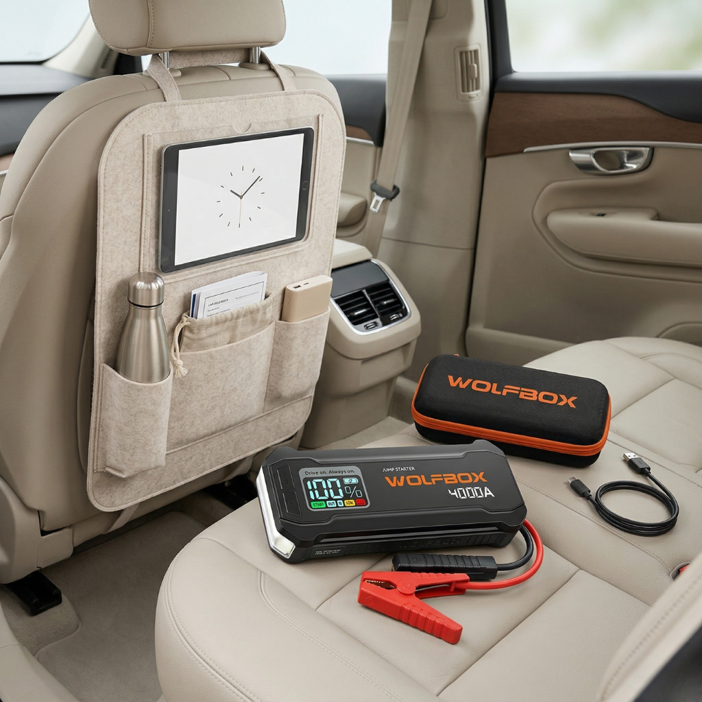 Portable Car Battery Jump Starter 4000A 24000mAh For Quick Vehicle Start