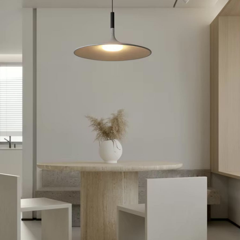 LyraStone håndstrikket pendellampe med naturlig LED-lys
