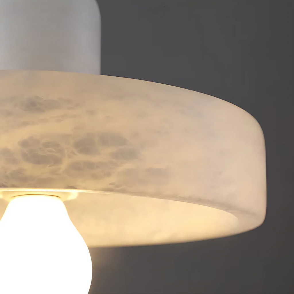 Vespera márvány kézzel kötött függeszték lámpa LED E14 egy égős