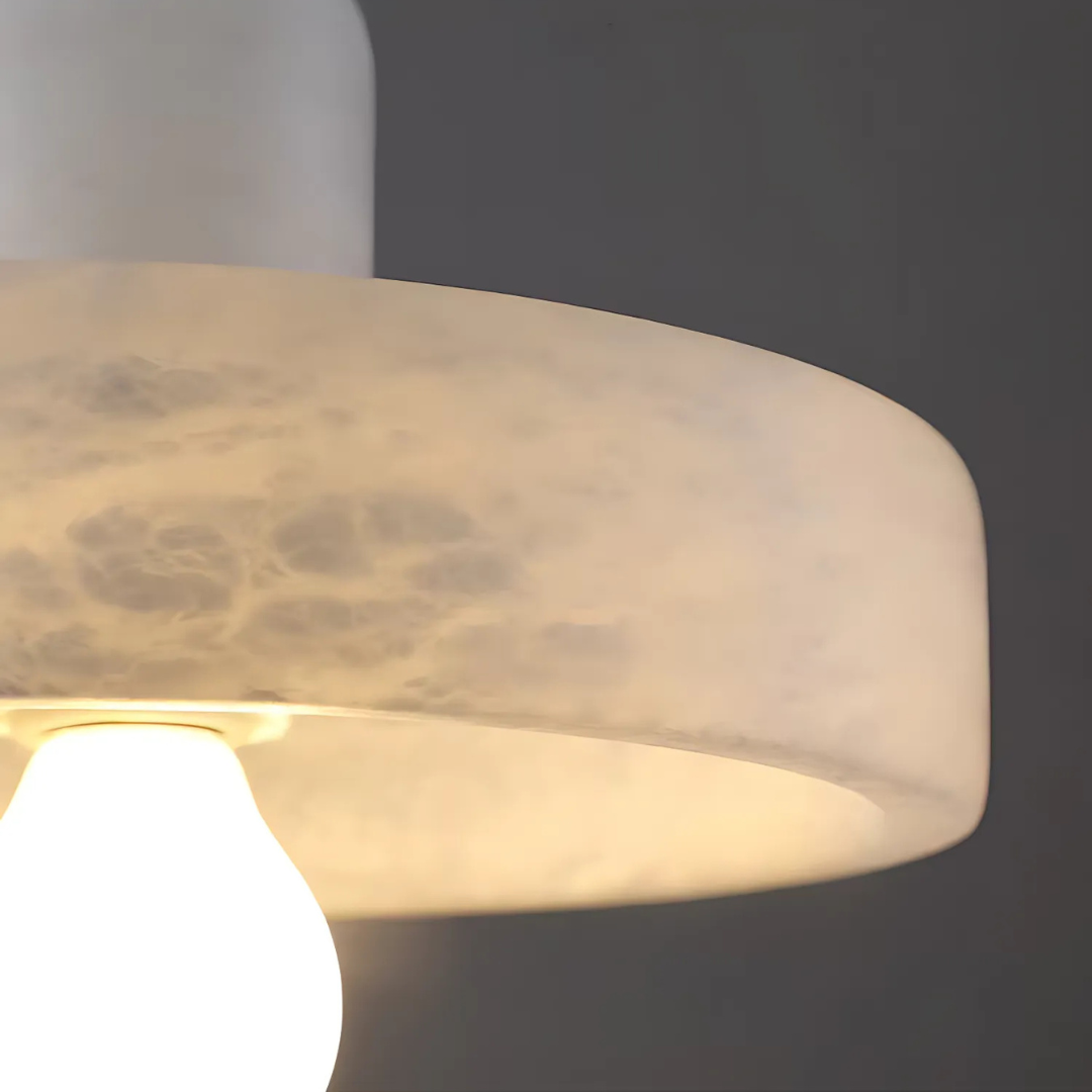 Vespera márvány kézzel kötött függeszték lámpa LED E14 egy égős