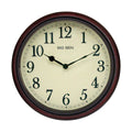 TimelessWood - Orologio da parete classico marrone