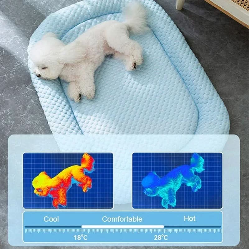 AeroNest Cooling Pet Mat Cloud Shape for Summer Comfort