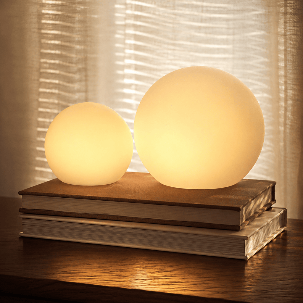 Compagnien Cordless LED Orb Table Lamp Indoor and Outdoor IP65 Waterproof