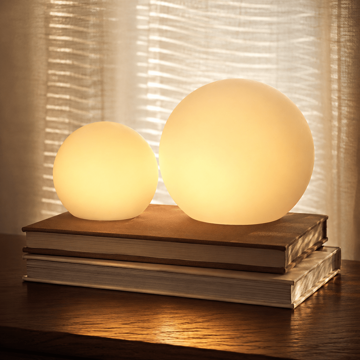 Compagnien Cordless LED Orb Table Lamp Indoor and Outdoor IP65 Waterproof