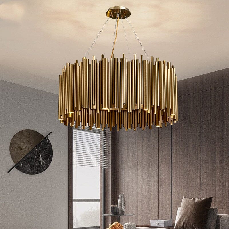 Gilded Nest Lysekrone i Gullfinish med Detaljer