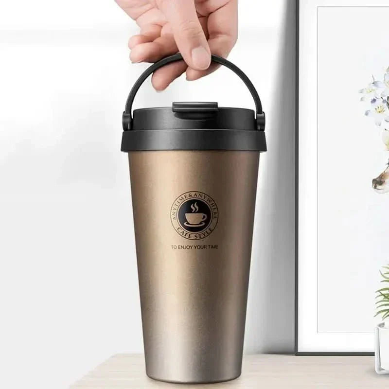 Borraccia da Viaggio Isolata Premium AeroSip 500 Ml Mantiene le Bevande Calde o Fredde per Viaggiatori