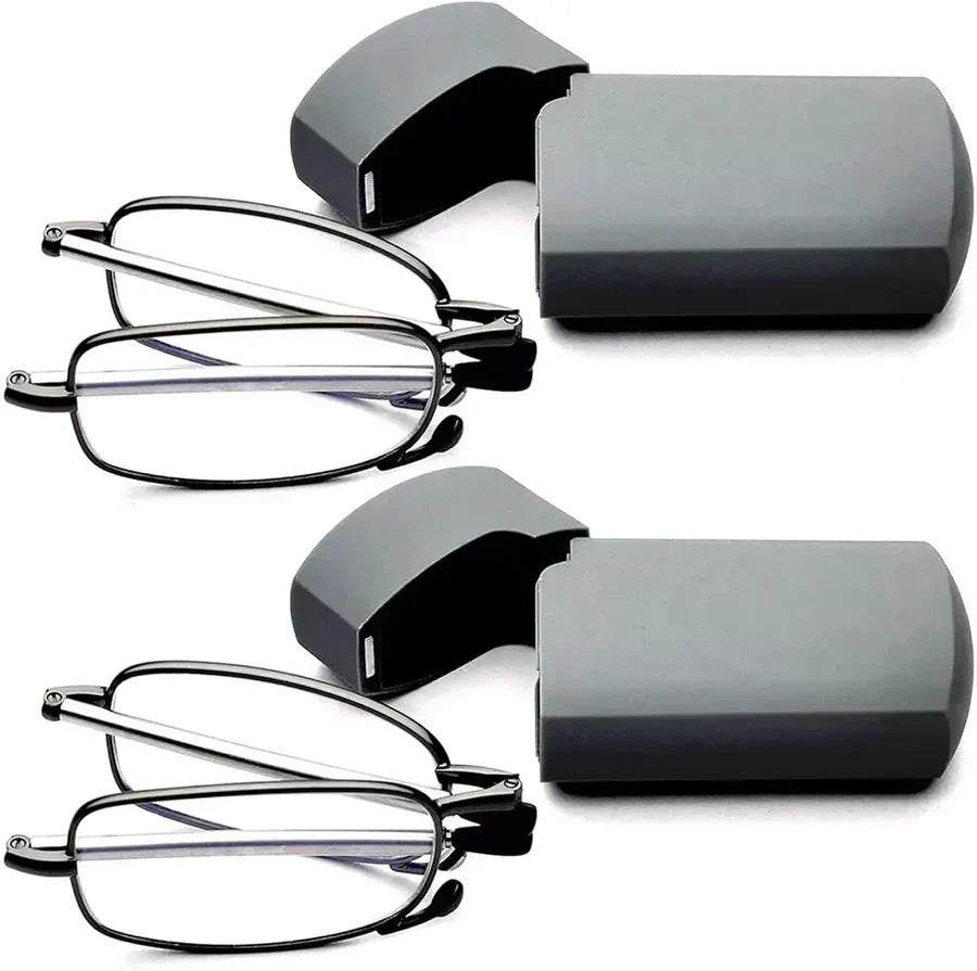 ClearMate Gafas de Lectura Plegables para Viaje, Tamaño de Bolsillo, Ayuda Visual