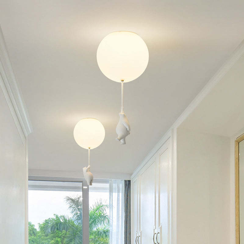 Cora Bear Balloon Ceiling Pendant Light For Kids Room