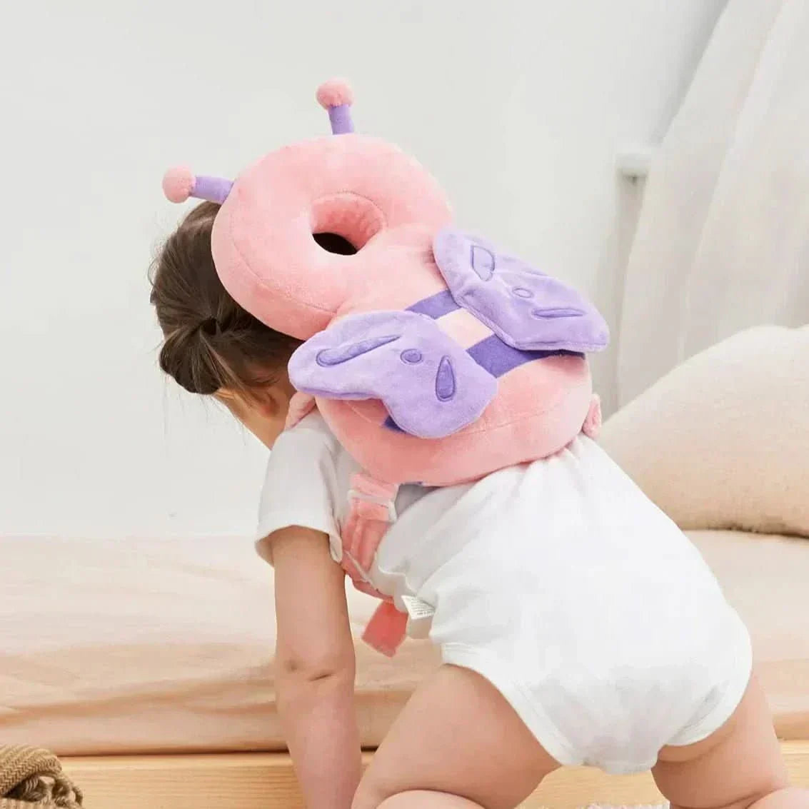 CuddleGuard Deluxe Baby Head Protector With Adjustable Straps And Breathable Comfort
