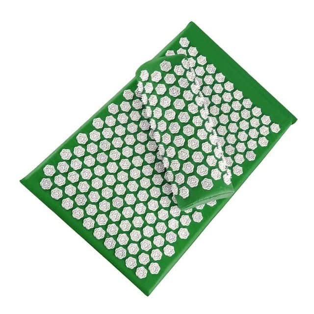 Set Tappetino Yoga e Cuscino CalmFlex per Agopressione e Sollievo Naturale dal Dolore a Casa