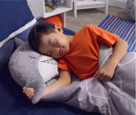 SnugglePals 2v1 spací pytel plyšový mazlíček pro děti pohodlný cestovní společník