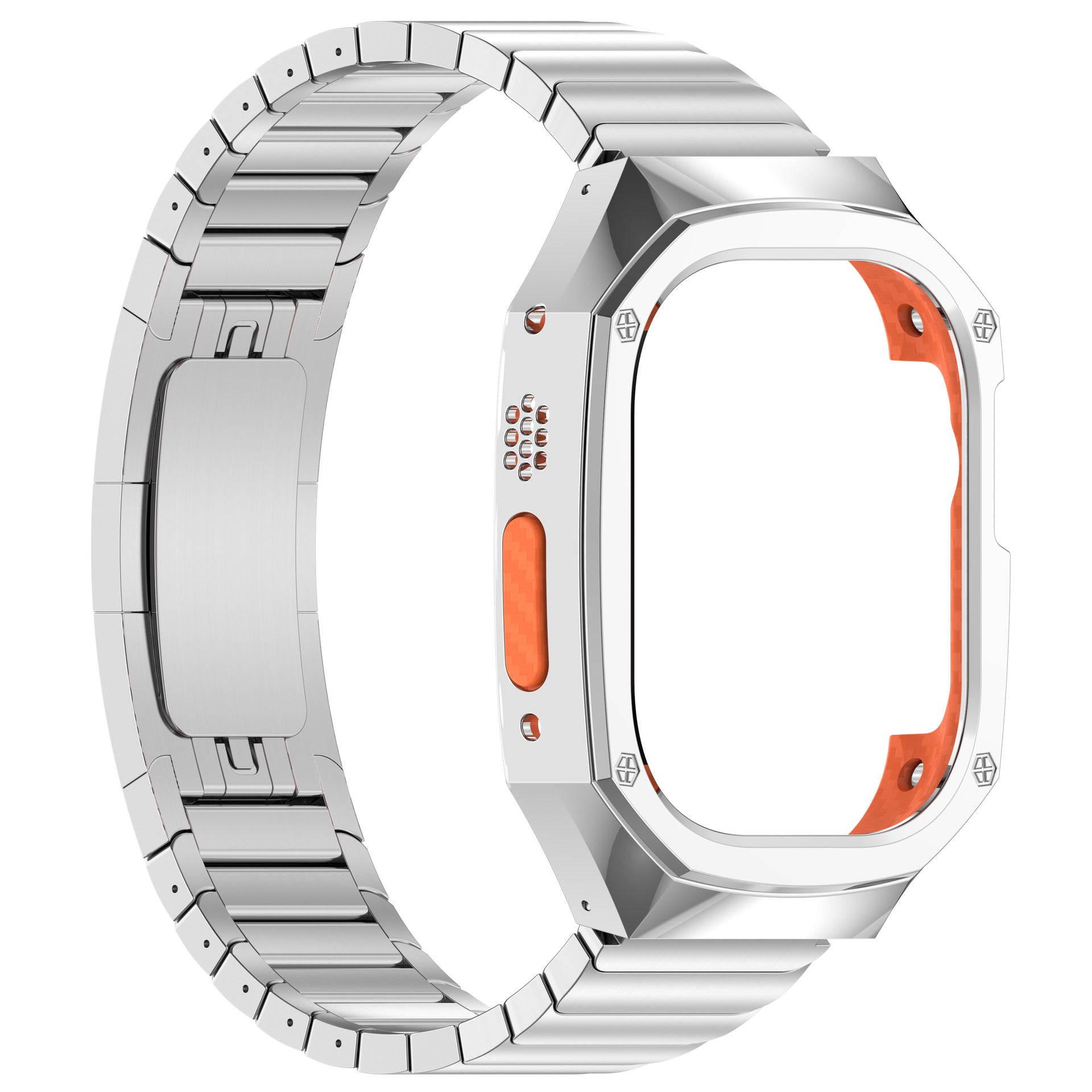 Nerezový pásek s pouzdrem pro Apple Watch Ultra