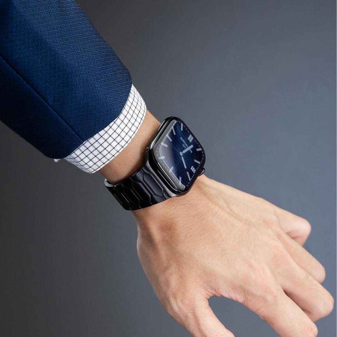 Apple Watch metalrem med diskret luksusstil til formelle lejligheder