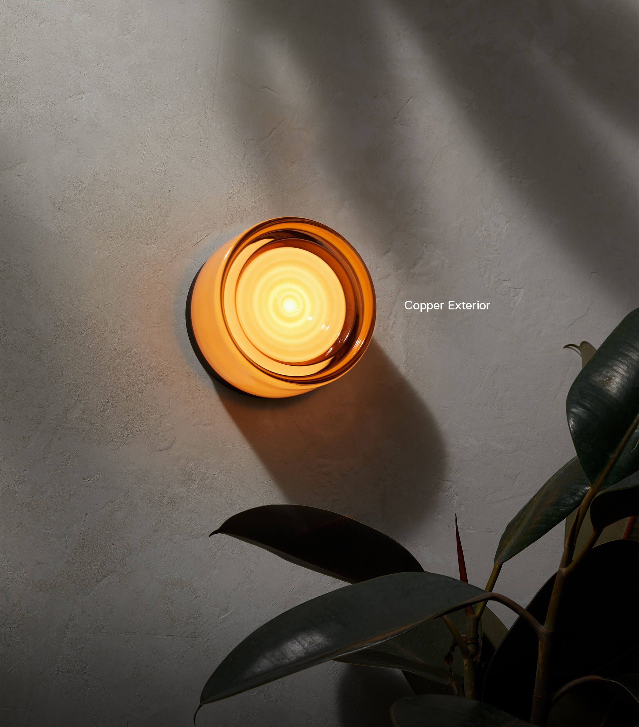 NovaRipple Outdoor Wall Sconce Tempered Glass IP65 Rated