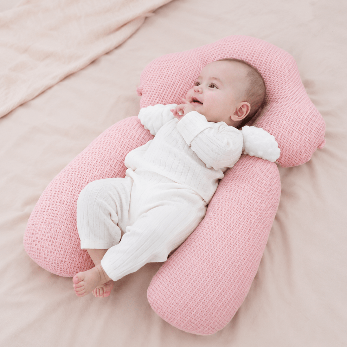 Polštář BABYKOMFORT s ergonomickou podporou a prodyšnou paměťovou pěnou