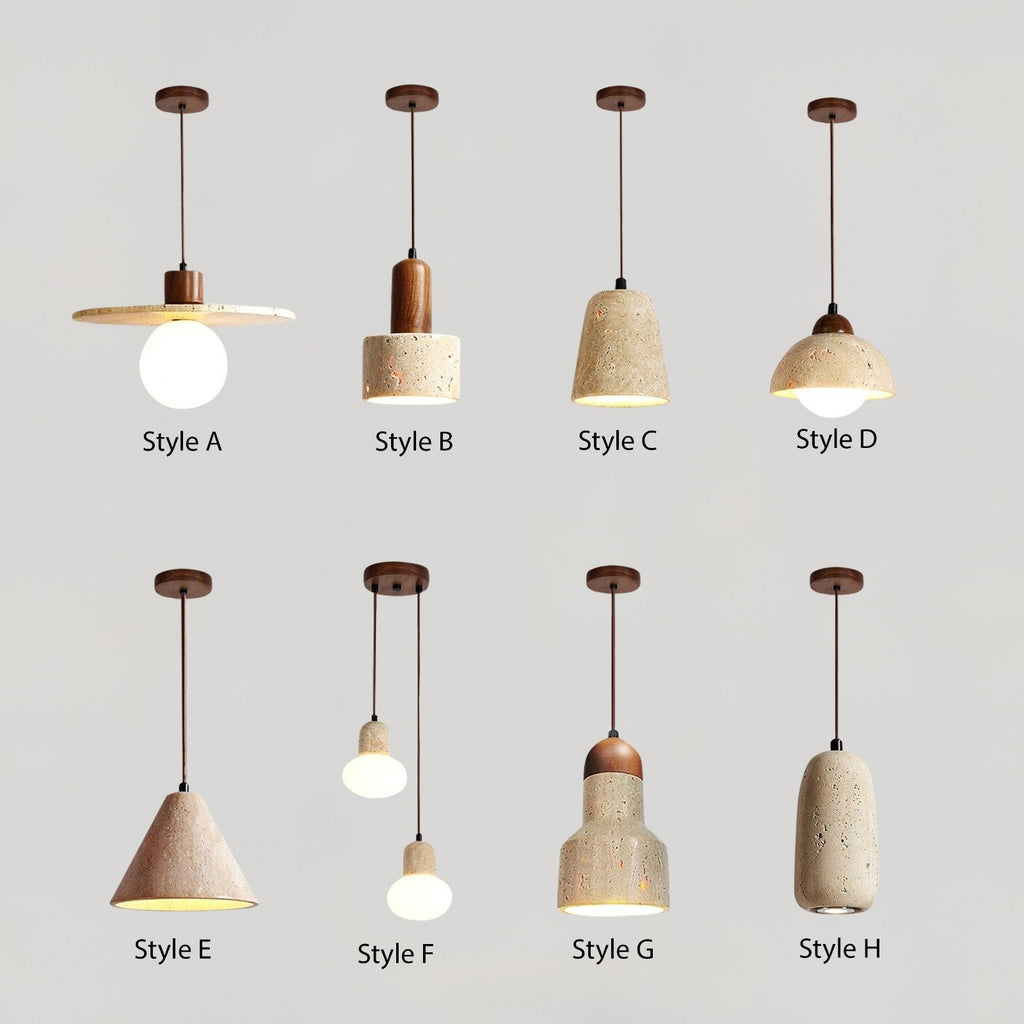 Travertine Solena Pendant Lights | Orntli