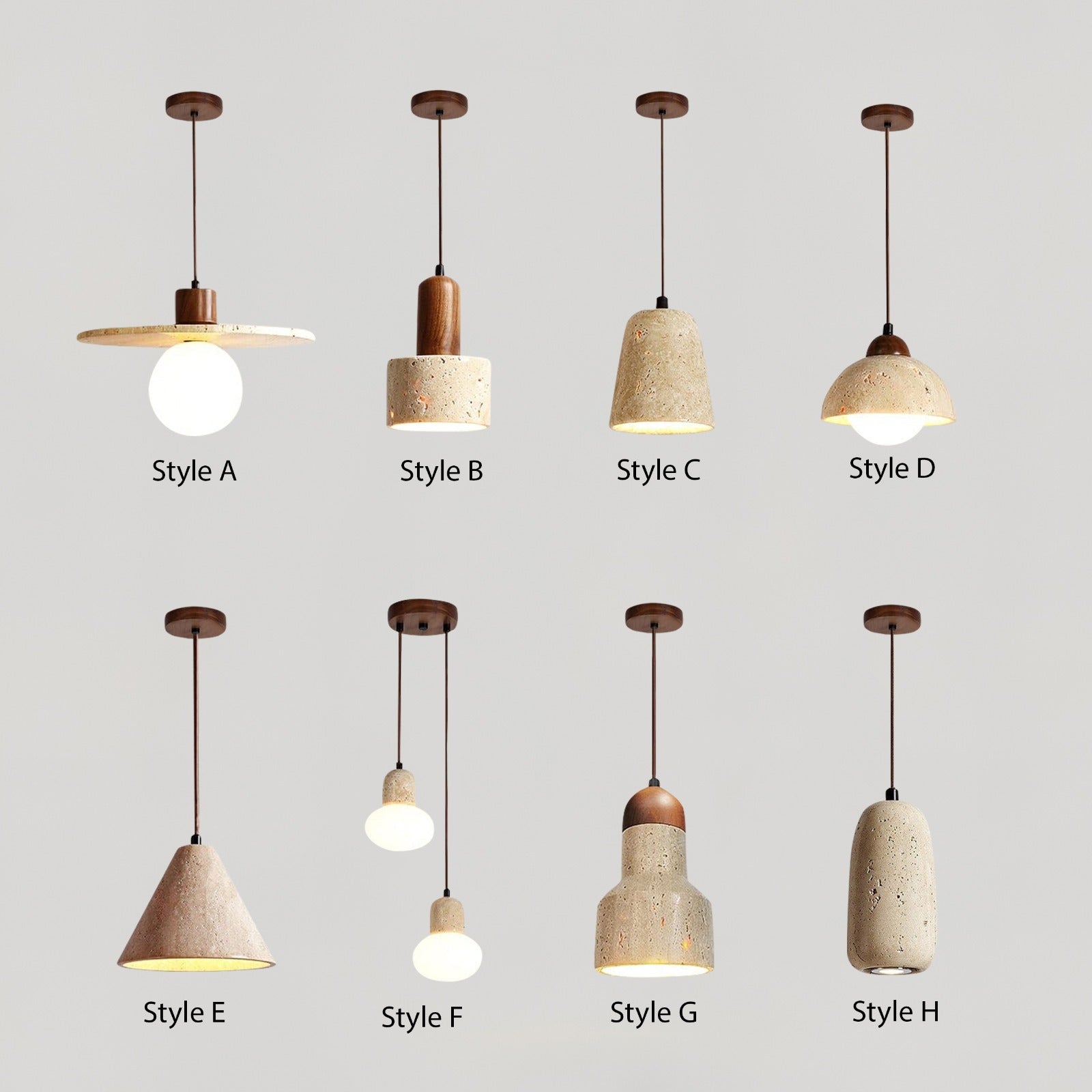 Travertine Solena Pendant Lights | Orntli