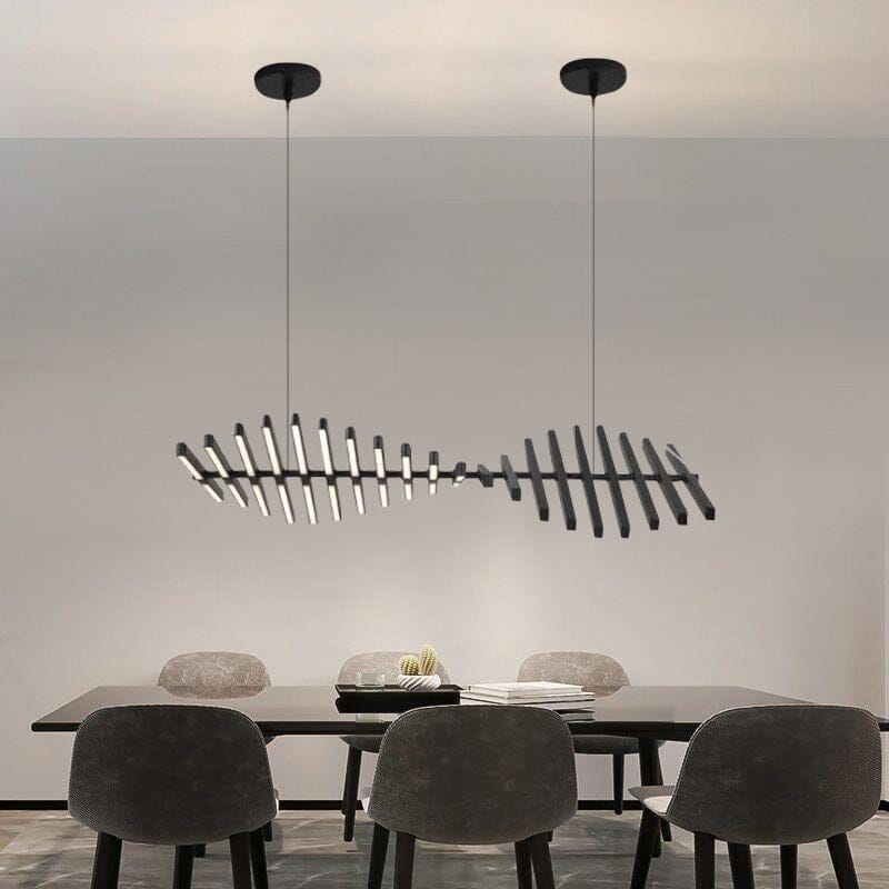 Quillbone Chandelier With Remote And Adjustable Bulbs